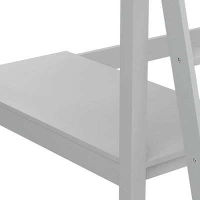 Kids' Twin Caspian Study Loft With Hanging Nightstand Gray - Hillsdale Furniture 6 Kids' Twin Caspian Study Loft With Hanging Nightstand Gray - Hillsdale Furniture - Image 4