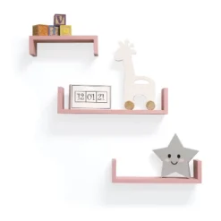 Set Of 3 Picture Ledge Shelf For Kids' Room Pink - InPlace 13 Set Of 3 Picture Ledge Shelf For Kids' Room Pink - InPlace -Children Furniture Store GUEST 8d6ed0f6 a797 4ee5 9a24 9890c334d50a
