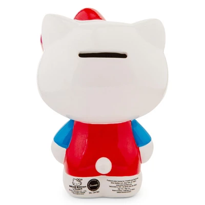 Silver Buffalo Sanrio Hello Kitty 6-Inch Ceramic Figural Coin Bank Storage 4 Silver Buffalo Sanrio Hello Kitty 6-Inch Ceramic Figural Coin Bank Storage - Image 2