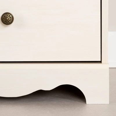 Lyara 1 Drawer Nightstand White Wash - South Shore 10 Lyara 1 Drawer Nightstand White Wash - South Shore - Image 8