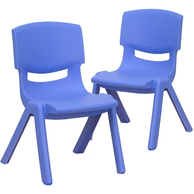 Flash Furniture 2 Pack Plastic Stackable School Chair With 10.5" Seat Height 17 Flash Furniture 2 Pack Plastic Stackable School Chair With 10.5" Seat Height - Image 15