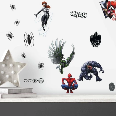 Spider-Man Favorite Characters Peel And Stick Wall Decals - RoomMates 4 Spider-Man Favorite Characters Peel And Stick Wall Decals - RoomMates - Image 2
