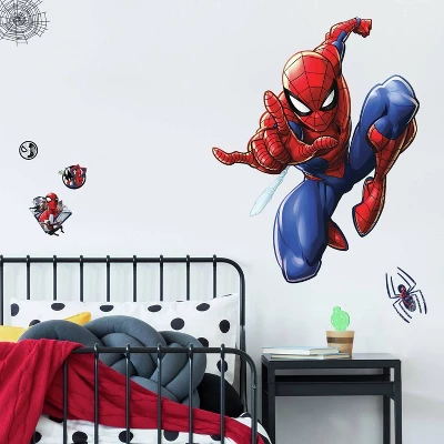 Spider-Man Giant Peel And Stick Wall Decals - RoomMates 4 Spider-Man Giant Peel And Stick Wall Decals - RoomMates - Image 2