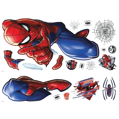 Spider-Man Giant Peel And Stick Wall Decals - RoomMates 3 Spider-Man Giant Peel And Stick Wall Decals - RoomMates