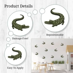Alligators Wall Decor - Decalcomania