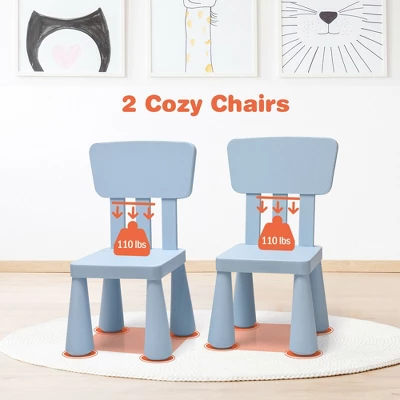 Costway Kids Table & 2 Chairs Set Toddler Activity Play Dining Study Desk Baby Gift 10 Costway Kids Table & 2 Chairs Set Toddler Activity Play Dining Study Desk Baby Gift - Image 8