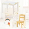 Costway 5 Pieces Kids Wood Table & Chair Set For 2-6 Years Colorful -Children Furniture Store GUEST 93e8c5ed c3ac 4558 8ed4 bd5f48d5bff6