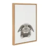24" X 18" Rabbit Framed Canvas Art - Uniek -Children Furniture Store GUEST 96d3b00f b0d9 48df add5 da10067c32f2