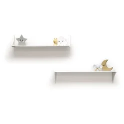 36" Topsy Turvey 2 In 1 Kids' Shelf With Brackets For Underneath Or Facing Upward White - InPlace 12 36" Topsy Turvey 2 In 1 Kids' Shelf With Brackets For Underneath Or Facing Upward White - InPlace -Children Furniture Store GUEST 97688958 f68b 495b a169 a3e5a00d2b5e