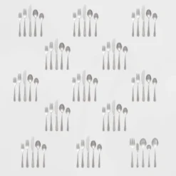 65pc Harrington Flatware Set Silver - Threshold™ 7 65pc Harrington Flatware Set Silver - Threshold™ -Children Furniture Store GUEST 97c8579f 20f1 4e7e 9162 c0e3ee2610e0