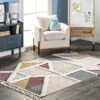 Gillian Mosaic High/Low Kids Tassel Area Rug 1 Gillian Mosaic High/Low Kids Tassel Area Rug -Children Furniture Store GUEST 989ea2a5 9812 4296 8215 3f82d8eb6734