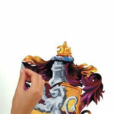 Harry Potter Crest Peel And Stick Giant Wall Decal - RoomMates 3 Harry Potter Crest Peel And Stick Giant Wall Decal - RoomMates