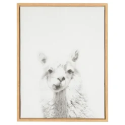 24" X 18" Alpaca Framed Canvas Art - Uniek 9 24" X 18" Alpaca Framed Canvas Art - Uniek -Children Furniture Store GUEST 9a331e51 9281 4325 8cea 88dbff3641c6