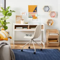 Bly Kids' Desk White - Pillowfort™ -Children Furniture Store GUEST 9ca002a4 6563 4787 a7e9 4f9eab3f8de7