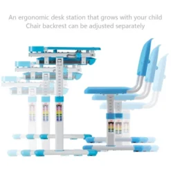 Costway Height Adjustable Children's Desk Chair Set Multifunctional Study Drawing 19 Costway Height Adjustable Children's Desk Chair Set Multifunctional Study Drawing -Children Furniture Store GUEST 9cfe10d2 8ed3 4104 9040 e2cfd638957e