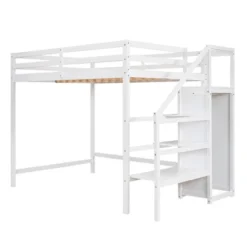 Full Size Loft Bed With Built-in Storage Wardrobe And Stairs-ModernLuxe 15 Full Size Loft Bed With Built-in Storage Wardrobe And Stairs-ModernLuxe -Children Furniture Store GUEST 9dd72aae 4212 4d00 b5af c5eb201135b3