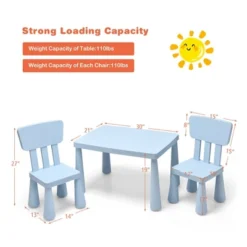 Costway Kids Table & 2 Chairs Set Toddler Activity Play Dining Study Desk Baby Gift 17 Costway Kids Table & 2 Chairs Set Toddler Activity Play Dining Study Desk Baby Gift -Children Furniture Store GUEST 9ed01313 ba33 4d31 a17b 75ed47f5343e