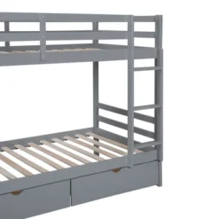 Twin-Over-Twin Bunk Bed With A Tree Decor And Two Storage Drawers-ModernLuxe 23 Twin-Over-Twin Bunk Bed With A Tree Decor And Two Storage Drawers-ModernLuxe -Children Furniture Store GUEST 9edf87c9 d582 43f5 b1f9 1a33288a79e0