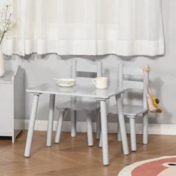 Qaba Kids Wooden Table And Chair Activity Set For Arts, Crafts, Dinning, And Reading For Toddlers Age 2 To 5 13 Qaba Kids Wooden Table And Chair Activity Set For Arts, Crafts, Dinning, And Reading For Toddlers Age 2 To 5 -Children Furniture Store GUEST 9f4ef2f2 f5f5 47b9 8860 e0829a624706