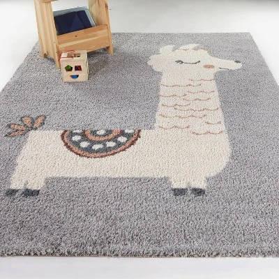 5'3"x7' Cid Lalma Kids' Rug Gray - Balta Rugs 3 5'3"x7' Cid Lalma Kids' Rug Gray - Balta Rugs