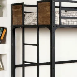 Twin Navii Industrial Loft Bed Black - HOMES: Inside + Out 16 Twin Navii Industrial Loft Bed Black - HOMES: Inside + Out -Children Furniture Store GUEST a0faa58c 1132 44ea 9017 8b4a02531222