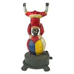 Design Toscano Spinning Acrobat Clown On Globe Authentic Iron Mechanical Bank 10 Design Toscano Spinning Acrobat Clown On Globe Authentic Iron Mechanical Bank -Children Furniture Store GUEST a2426497 b6fc 42fd 8ad6 1d0f3fe6ef47