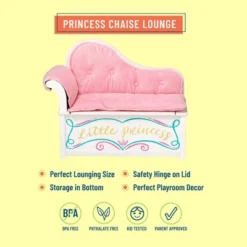 Princess Chaise Lounge With Storage - WildKin -Children Furniture Store GUEST a39f7f9c 2745 4536 9aea 6a89abd7f9d8