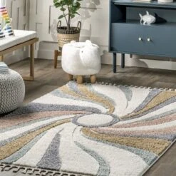 Theodora Colorful Swirl Kids Tassel Area Rug 18 Theodora Colorful Swirl Kids Tassel Area Rug -Children Furniture Store GUEST a633ee1c 2a04 4411 a950 ae43e620f9d6