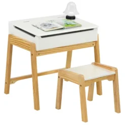 Costway Kids Table & Chair Set Wooden Activity Art Study Desk W/Storage Space 23 Costway Kids Table & Chair Set Wooden Activity Art Study Desk W/Storage Space -Children Furniture Store GUEST a742e593 843e 433b 9f6f f19d853f907d