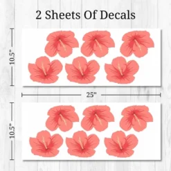 Tropical Flowers (Hibiscus) Wall Decor - Decalcomania 14 Tropical Flowers (Hibiscus) Wall Decor - Decalcomania -Children Furniture Store GUEST a9c7a420 46e9 44e4 833b 73ac1383abce