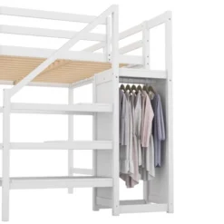 Full Size Loft Bed With Built-in Storage Wardrobe And Stairs-ModernLuxe 20 Full Size Loft Bed With Built-in Storage Wardrobe And Stairs-ModernLuxe -Children Furniture Store GUEST aa8033ee 809d 4c1f b8db 24889f98bb2f