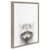 Raccoon Framed Canvas Art Gray (24"x18") - Uniek 2 Raccoon Framed Canvas Art Gray (24"x18") - Uniek -Children Furniture Store GUEST aaad48de c896 4f12 95e3 2ecd1a48b66c