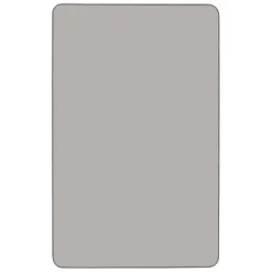 Flash Furniture Mobile 24''W X 48''L Rectangular HP Laminate Activity Table - Height Adjustable Short Legs