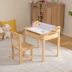 Costway Toddler Multi Activity Table With Chair Kids Art & Crafts Table With Paper Roll Holder 13 Costway Toddler Multi Activity Table With Chair Kids Art & Crafts Table With Paper Roll Holder -Children Furniture Store GUEST ad6b0ed4 f205 42ca 8e26 579ecdff862a