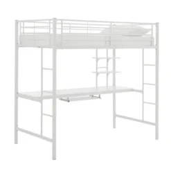 Full Analise Metal Loft Bed With Wood Desk - Saracina Home 14 Full Analise Metal Loft Bed With Wood Desk - Saracina Home -Children Furniture Store GUEST adeb3083 0c8b 4fbe ad34 362877d786d6