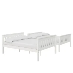 Full Over Full Petty Wood Bunk Bed With USB Port - Room & Joy -Children Furniture Store GUEST ae81c2e7 9825 468f b8c9 0d224ac8bb2e