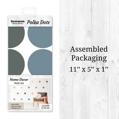 Polka Dots Wall Decor Neutral - Decalcomania 4 Polka Dots Wall Decor Neutral - Decalcomania - Image 2