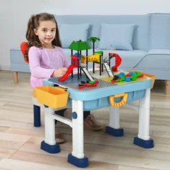 Costway 6 In 1 Kids Activity Table Set W/ Chair Toddler Luggage Building Block Table 13 Costway 6 In 1 Kids Activity Table Set W/ Chair Toddler Luggage Building Block Table -Children Furniture Store GUEST af62b6ed 908e 4a0b 99f7 d199263b3e57