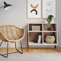 Telos Matte Walnut Storage Unit White - Nathan James 7 Telos Matte Walnut Storage Unit White - Nathan James -Children Furniture Store GUEST b1511fcc 4249 41b4 9bf5 23528478079d