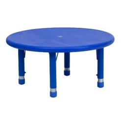 Flash Furniture 33" Round Plastic Height Adjustable Activity Table 20 Flash Furniture 33" Round Plastic Height Adjustable Activity Table -Children Furniture Store GUEST b1dd6dd3 4bcf 43ae acee 5a4eb3531530