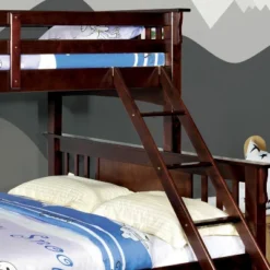 HOMES: Inside + Out Twin XL Over Queen Kids' Lea Bunk Bed Dark Walnut - IoHOMES -Children Furniture Store GUEST b23fd3c7 763e 4efd 851e e1f681fbb21c