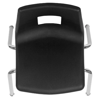 Flash Furniture Advantage 4-pack Student Stack School Chair - 16-inch 9 Flash Furniture Advantage 4-pack Student Stack School Chair - 16-inch - Image 7