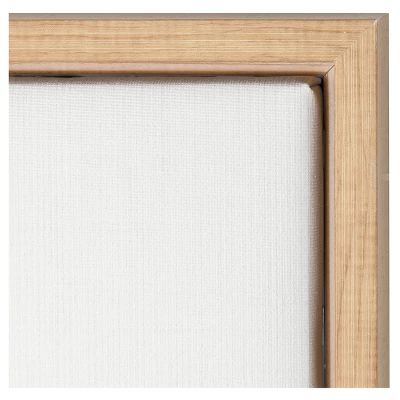 Palm Trees Framed Canvas Art Natural (24"x18") - Uniek 4 Palm Trees Framed Canvas Art Natural (24"x18") - Uniek - Image 2