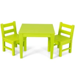 Costway 3PCS Kids Table & 2 Chairs Set Outdoor Heavy-Duty All-Weather Activity Table Set 25 Costway 3PCS Kids Table & 2 Chairs Set Outdoor Heavy-Duty All-Weather Activity Table Set -Children Furniture Store GUEST b3751f76 c6a0 41ef 8392 c39acf4e4ca6