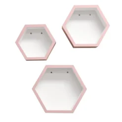 8" X 10" X 12" Set Of 3 Hexagon Shelves For Kids' Room - InPlace 17 8" X 10" X 12" Set Of 3 Hexagon Shelves For Kids' Room - InPlace -Children Furniture Store GUEST b3c7f52a aeb1 4bdf 9187 13737494e51d