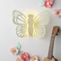 Butterfly Wood Lit Kids' Wall Decor Cream - Pillowfort™ 11 Butterfly Wood Lit Kids' Wall Decor Cream - Pillowfort™ -Children Furniture Store GUEST b3cbb6e1 bc0c 4879 995b 9742aeb143db