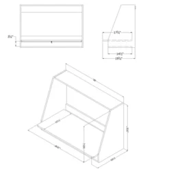 Interface Wall Mount Desk Pure White - South Shore 12 Interface Wall Mount Desk Pure White - South Shore -Children Furniture Store GUEST b4b22bb0 65b9 44ab a158 93e717c206bc 1