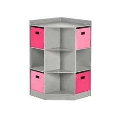5pc Kids' Corner Cabinet Set With 4 Bins Set - RiverRidge Home -Children Furniture Store GUEST b514871c 3b6e 48cf b000 0d0bc9cb692f