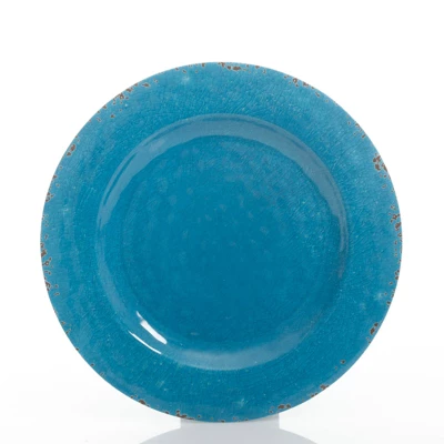 Gibson Studio California Mauna 12 Piece Assorted Crackle Decal Melamine Dinnerware Set 11 Gibson Studio California Mauna 12 Piece Assorted Crackle Decal Melamine Dinnerware Set - Image 9