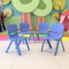 Flash Furniture 4 Pack Blue Plastic Stackable School Chair With 13.25'' Seat Height